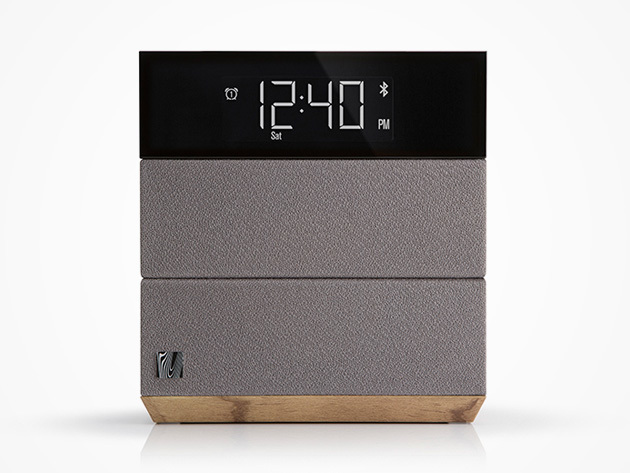 Soundfreaq 'Sound Rise' Bluetooth Speaker & Alarm Clock (Wood & Taupe)