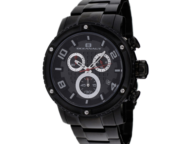 Oceanaut Men's Impulse Black Dial Watch - OC3124