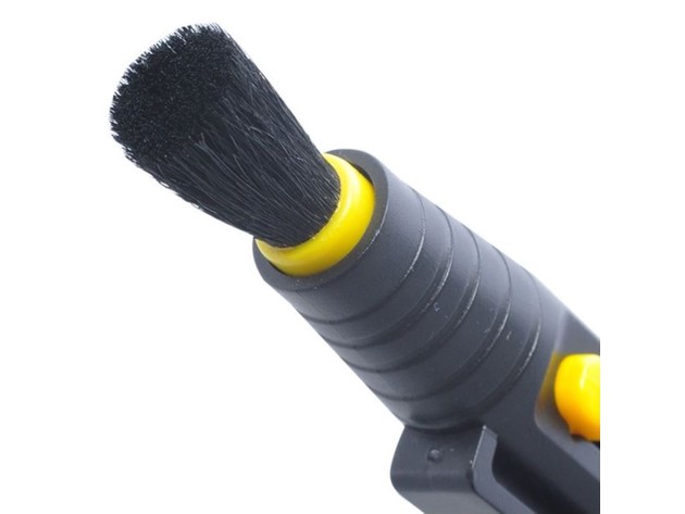 Xit Group XTLCP High Quality 2 In 1 Optical Lens Cleaning Pen with Brush and Spray, Black