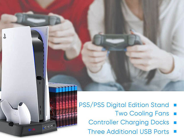 PS5 DeUHD Cooling Dock + CD Storage