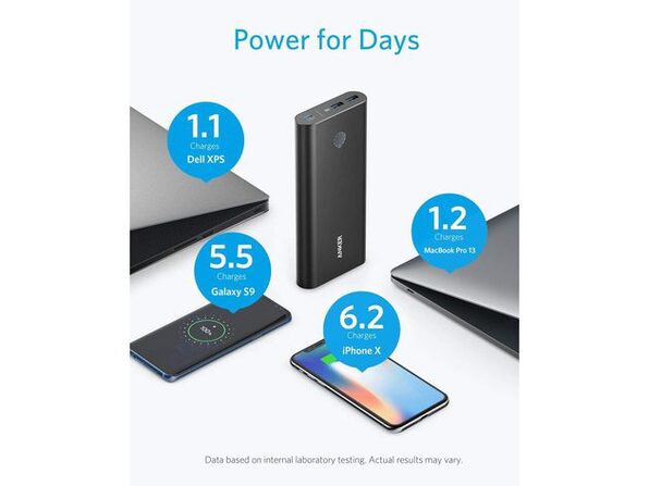 Anker 537 Power Bank (PowerCore 26K for Laptop) | StackSocial