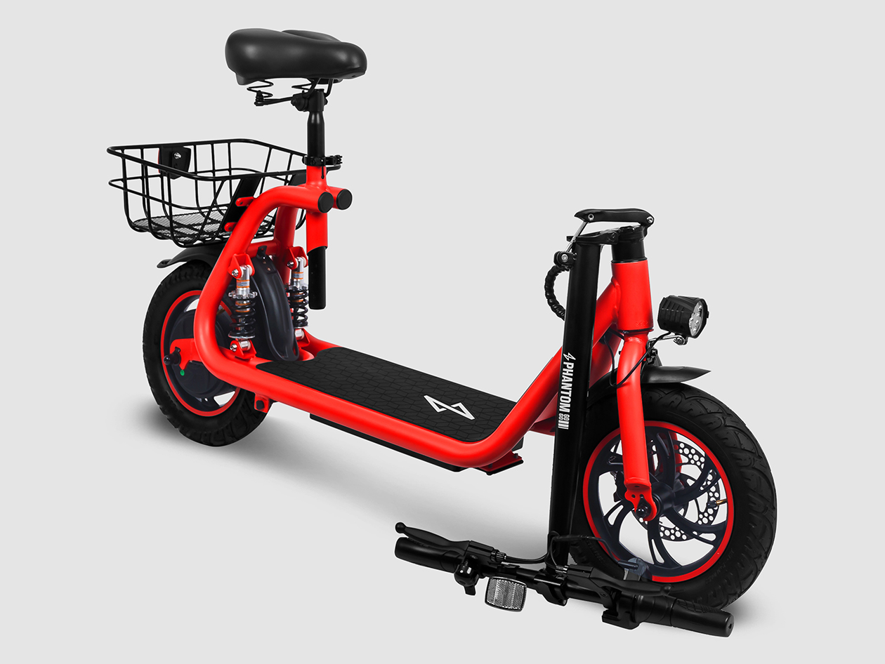 Phantom R1 Pro Seated e-Scooter (Red)