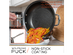 Wolfgang Puck 3-Piece Stainless Steel Skillet Set