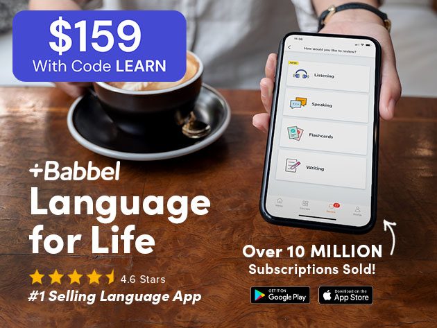 Babbel Language Learning: Lifetime Subscription (All Languages)