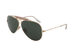 Ray-Ban Caravan Gold Frame with Green Classic Lenses