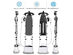 Costway 1600W Powerful Fast Dual Heat Garment Cloth Steamer W/ Adjustable Ironing Board - White