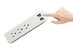 Multi-Outlet AC + USB Port Surge Protector (White/4-Pack)