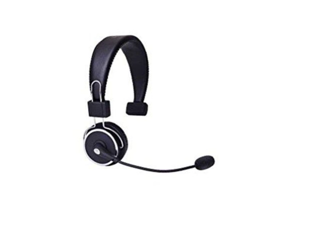 Blue Tiger Elite Premium Noise Cancelling Black Wireless Bluetooth Headset