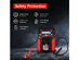 Costway Jump Starter Air Compressor Power Bank Charger w/ LED Light & DC Outlet - Red / black