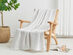 Vintage Cotton Waffle Blanket (King/White)