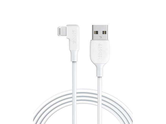 Anker Right Angle Cable A to Lighting White / 6ft