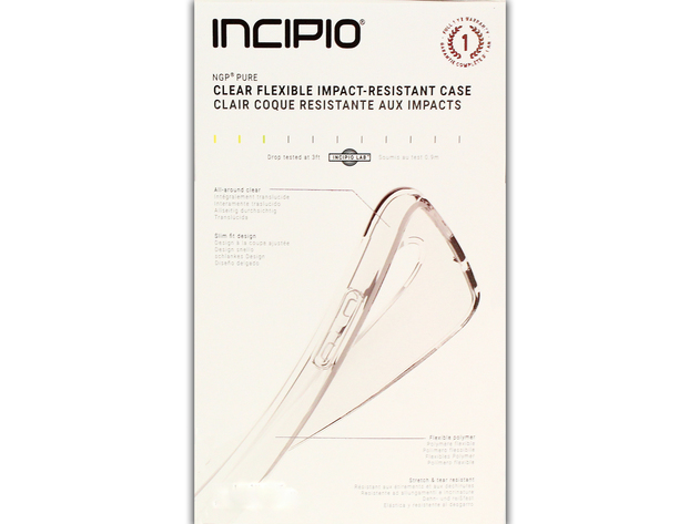 Incipio NGP Pure Clear Flexible Impact-Resistant Case For LG Phoenix 3 & LG Rebel 3, Comes with A Smooth Exterior & Easy to Grip