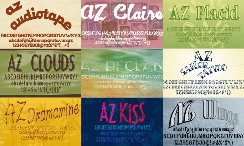 9 Premium Fonts From Andre Zottolo