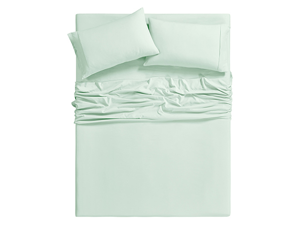 6-Piece Bamboo-Blend Comfort Luxury Sheet Set (Mint/King)