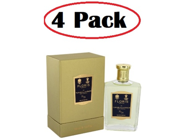 4 Pack of Floris 71/72 Turnbull & Asser by Floris Eau De Parfum spray 3.4 oz