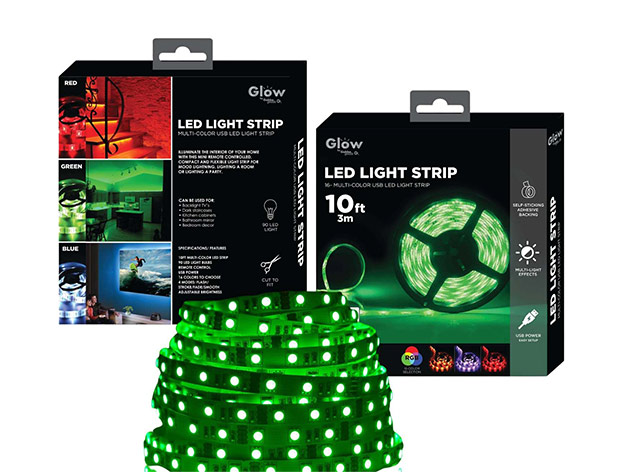 10Ft LED Light Strip (2-Pack)