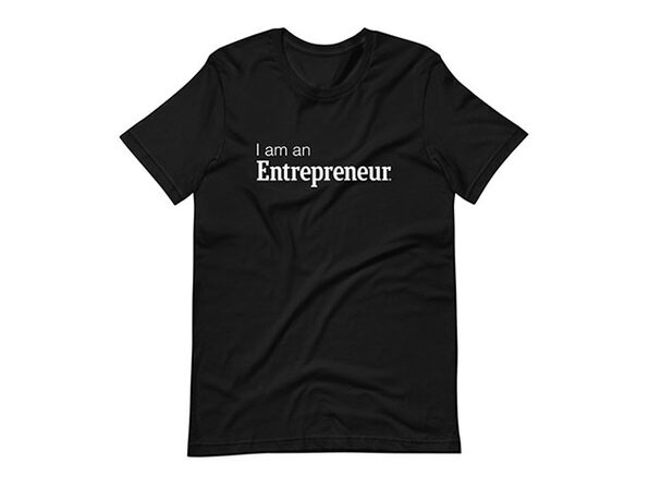 我是一名企业家黑色t恤