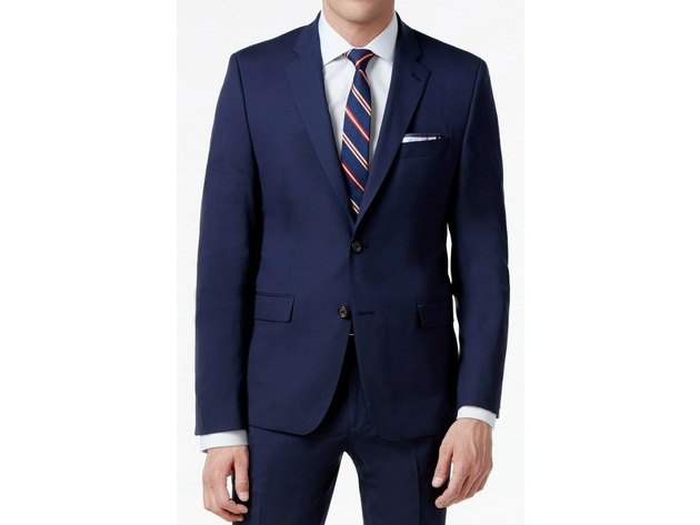 Lauren Ralph Lauren Men's Navy Suit Separate Jacket Blue Size 44