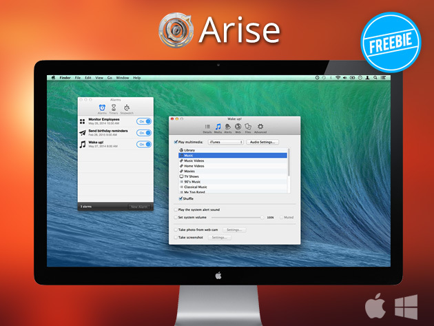Arise For Mac: Wake Up To The Music You Want (FREE)