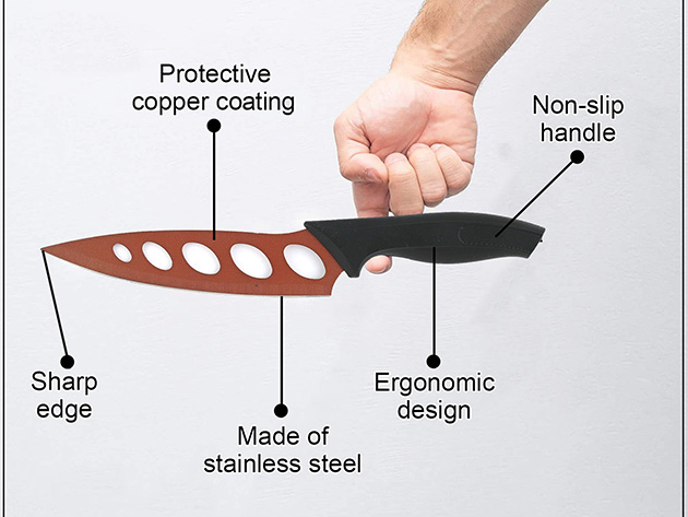 Tekno Copper-Plated Kitchen Knife