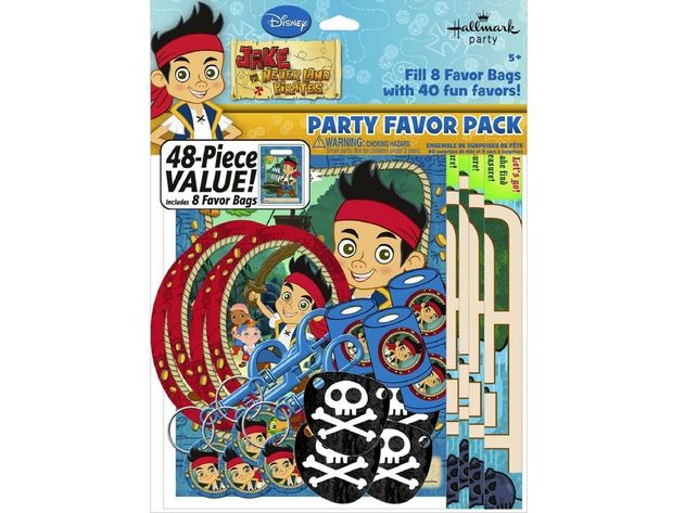 Party Favors - Jake and the Neverland Pirates - Value Pack - 48pc Set