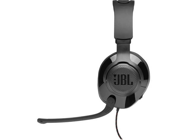 JBL QUANTUM300BK Quantum 300 Hybrid Wired Over-Ear Gaming Headset