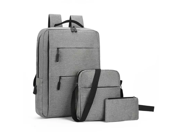 3-Piece Multifunction Large Capacity Laptop Bags Set