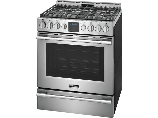 Frigidaire Professional PCFG3078AF 5.6 Cu. Ft. Stainless Front Control Gas Range with Air Fry