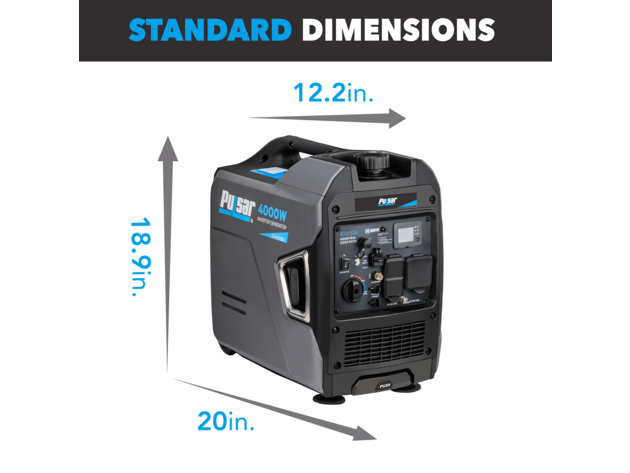 Explorer Bear 4000 Watts Portable Ultra-Quiet Dual Fuel Generator with CO Sentry by Pulsar