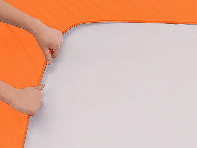 3-Piece Microfiber Sheet Set (Orange/Twin)