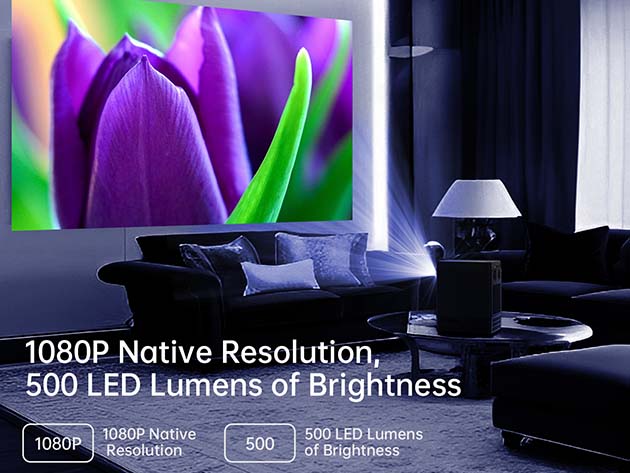 AAXA L500 1080p Bluetooth Wi-Fi Smart Projector