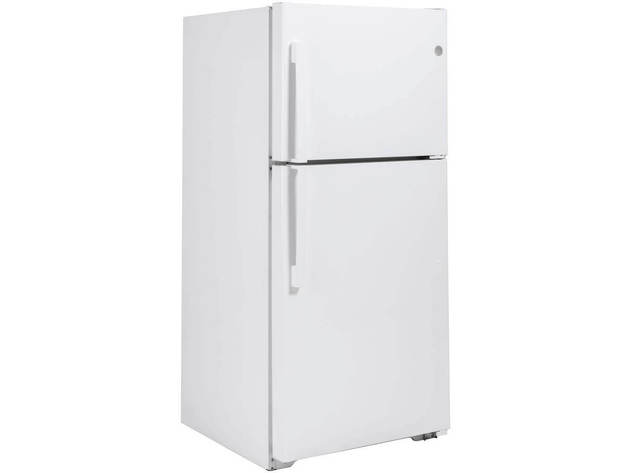 GE GTS19KGNRWW 19.2 cu. ft. Top Freezer Refrigerator in White