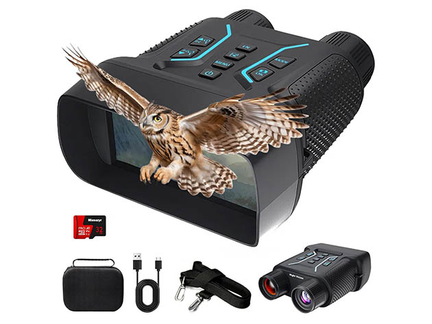 4K Night Vision Digital Binoculars with 8x Digital Zoom