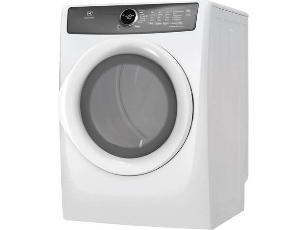 Electrolux EFME427UIW 8.0 Cu. Ft. White Electric Dryer with Steam
