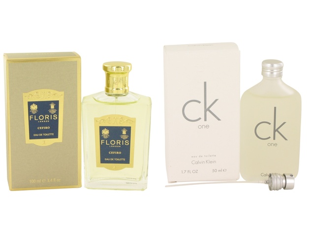 Gift set  Floris Cefiro by Floris EDT Spray 3.4 oz And  CK ONE EDT Pour/Spray (Unisex) 1.7 oz