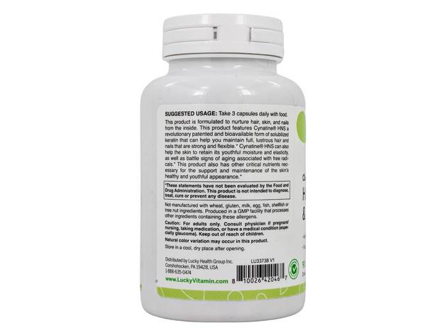LuckyVitamin - Hair, Skin & Nails Clinically Advanced Formula - 90 Veg Capsules