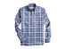 Brooks Brothers Men's Performance Series Plaid Poplin Shirt Blue Size Medium