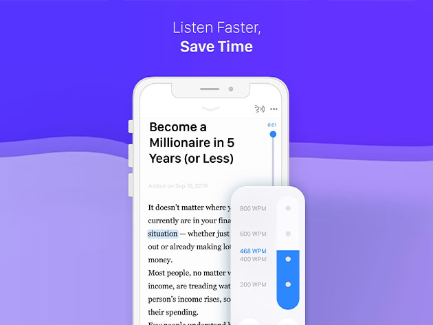Speechify Audio Reader: 1-Year Subscription
