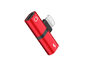 iPhone Audio & Charger Adapter - Red