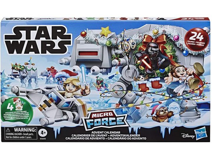 Star Wars Micro Force Advent Calendar Holiday Display w/ 24