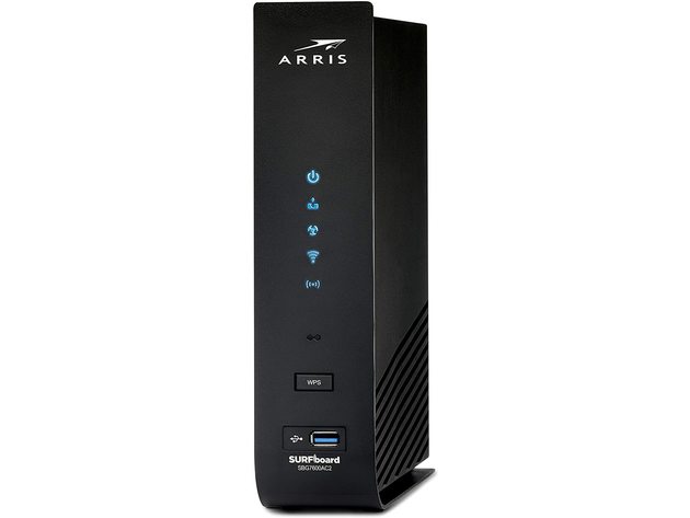 Arris SURFboard DOCSIS 3.0 Cable Modem & AC2350 Dual-Band Wi-Fi Route, Black (Refurbished)