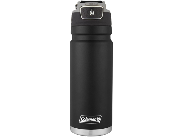 Coleman 2015790 ReCharge AUTOSEAL Insulated Stainless Steel Thermal Mug, Black, 20 oz. - Black