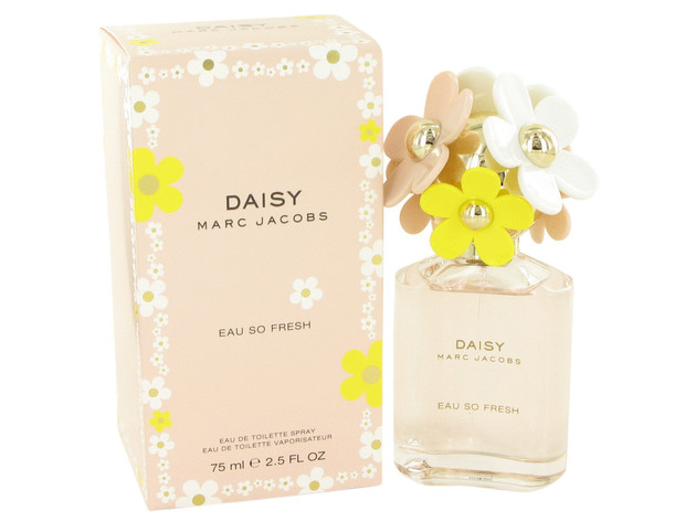 3 Pack Daisy Eau So Fresh by Marc Jacobs Eau De Toilette Spray 2.5 oz for Women