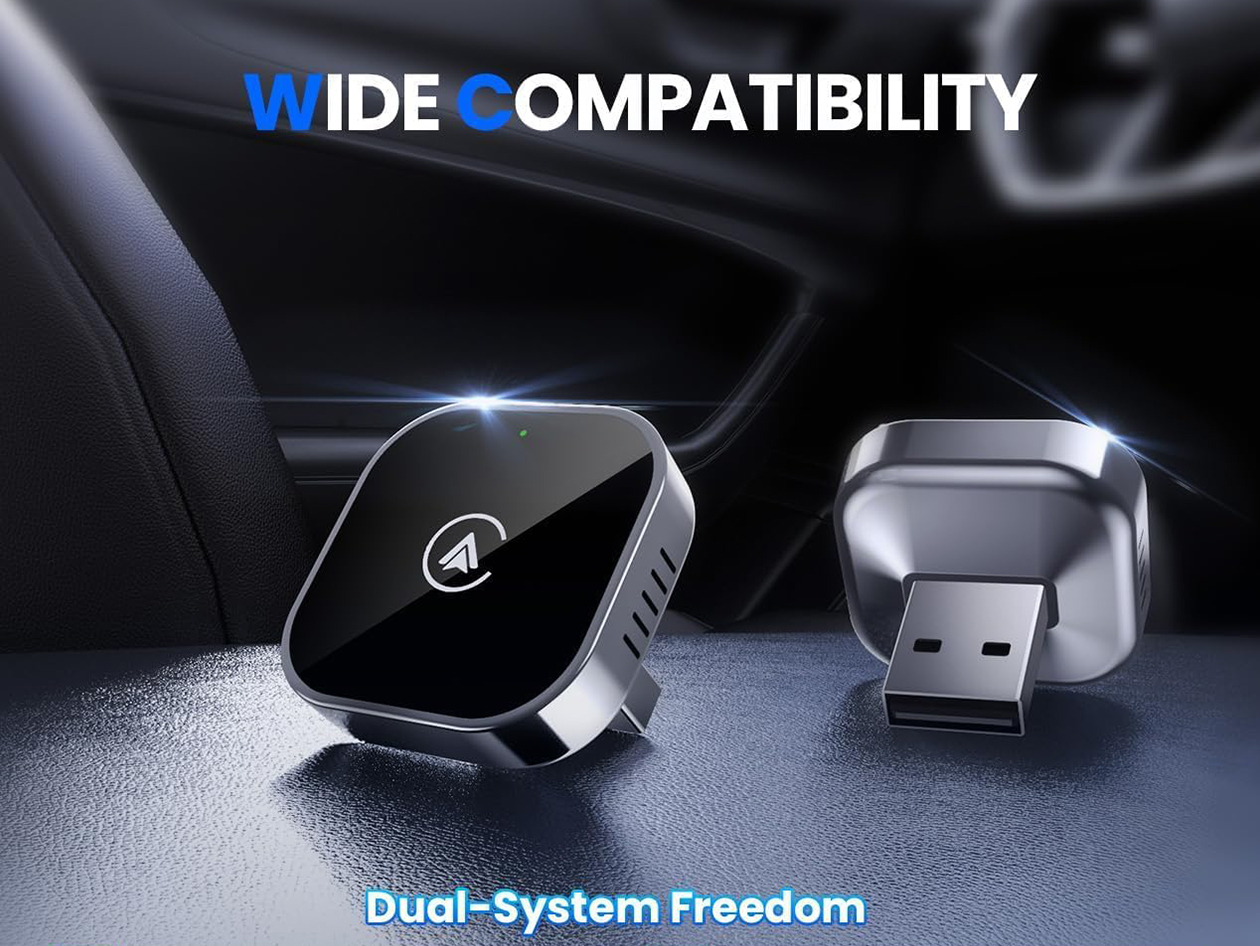 Mini Wireless CarPlay/Android Auto Adapter