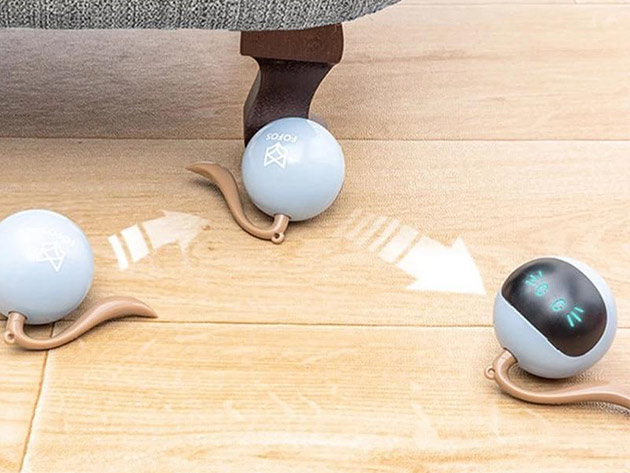 Smart & Interactive Self-Rotating Ball Cat Teaser