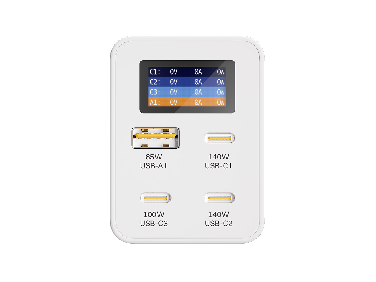 280W Zeus USB-C GaN Charger (White)