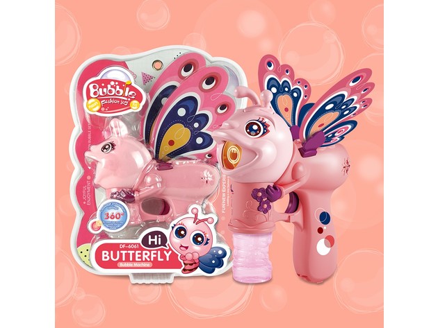 2-Pack Butterfly Bubble Blower