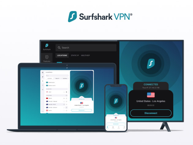 Surfshark One: VPN, Antivirus, Search, & Alert [2-Yr Subscription]