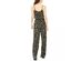 Michael Kors Women's Floral-Print Tie-Waist Jumpsuit Regular & Petite Yellow Size Large