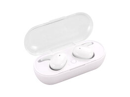 Colorful Wireless Earbuds - Get 2 Pairs for just $12.50 each! (White)